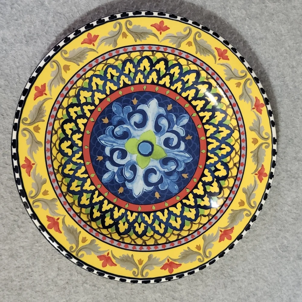 Williams Sonoma Set 4 Sicily Ceramic Salad Plates 9